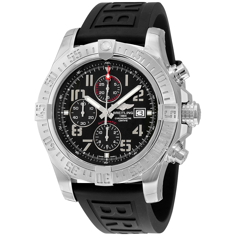 Breitling Super Avenger II Rubber Men's Watch A1337111-BC28BKPT3