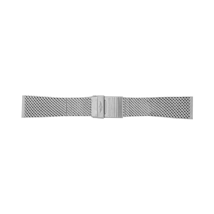 Breitling Super Avenger Pro II MeshBracelet Stainless Steel Deployant Buckle 24-20mm 159A