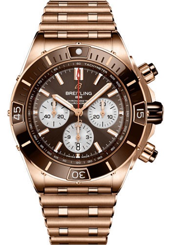 Super Chronomat Chronograph Automatic Chronometer Brown Dial Men's Watch