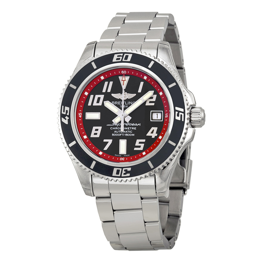Breitling SuperOcean 42 Automatic Black Dial Men's Watch A1736402-BA31SS