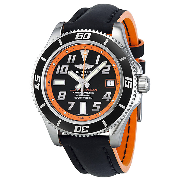 Breitling Superocean 42 Automatic Black Dial Men's Watch A17364Y4-BA89BKLT