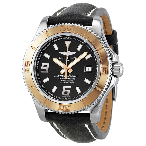 Breitling Superocean 44 Automatic Black Dial Men's Watch C1739112-BA77BKLT