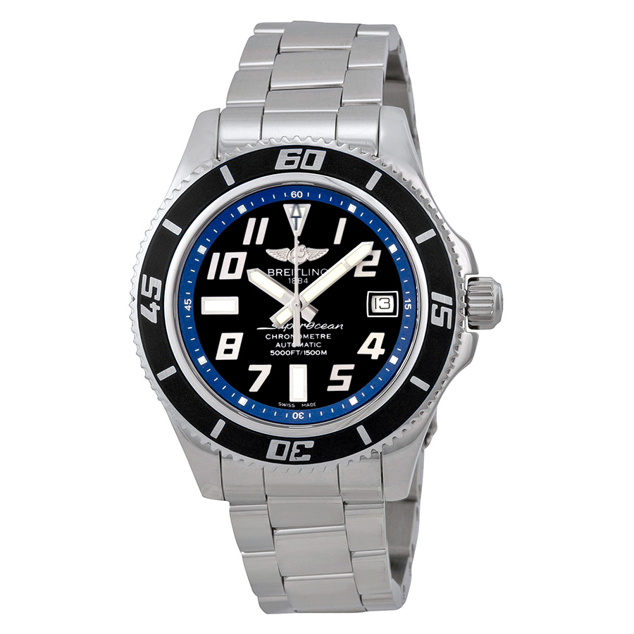 Breitling Superocean Abyss 42 Automatic Black Dial Men's Watch A1736402-BA3