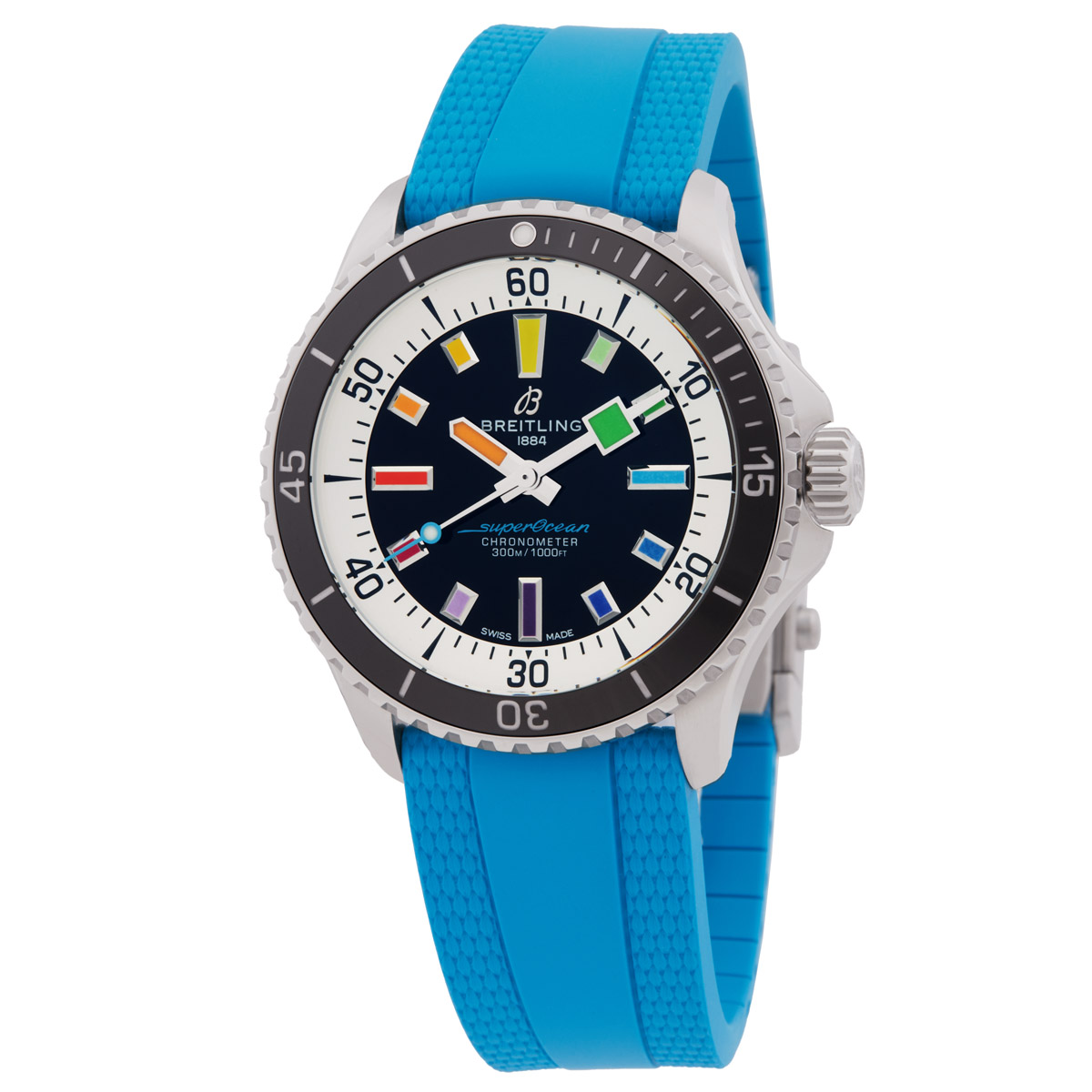 Breitling Superocean Automatic Chronometer Black Dial Men's Watch A17375211B2S1