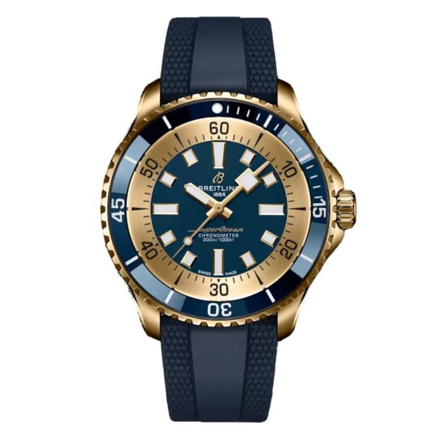 Breitling Superocean Automatic Chronometer Blue Dial Watch N173761A1C1S1