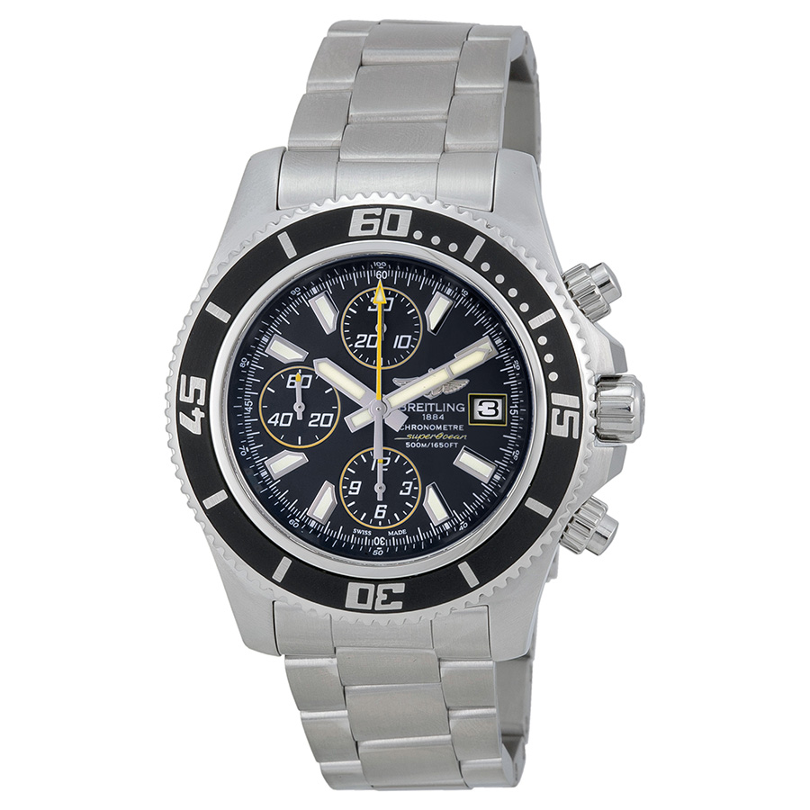 Breitling Superocean Chronograph II Black Dial Men's Watch A1334102-BA82SS