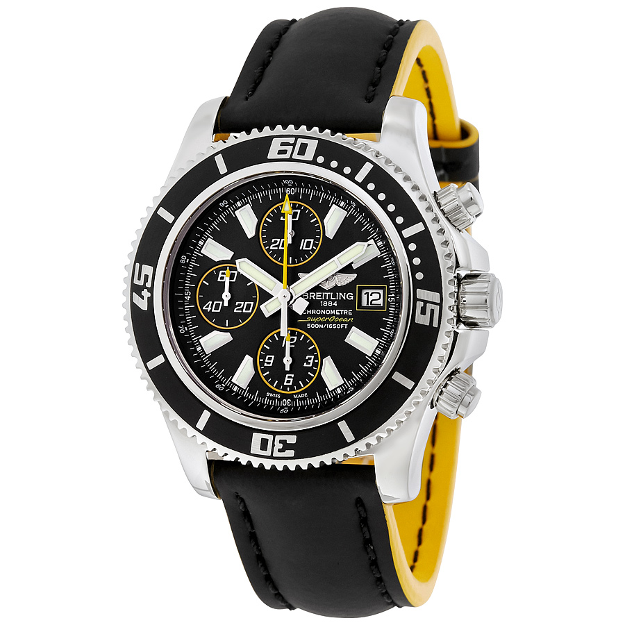 Breitling Superocean Chronograph II Black Dial Men's Watch A13341A8-BA82BKYLT