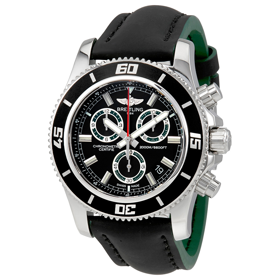 Breitling Superocean Chronograph M2000 Chronometer Black Dial Men's Watch A73310A8/BB75-234x