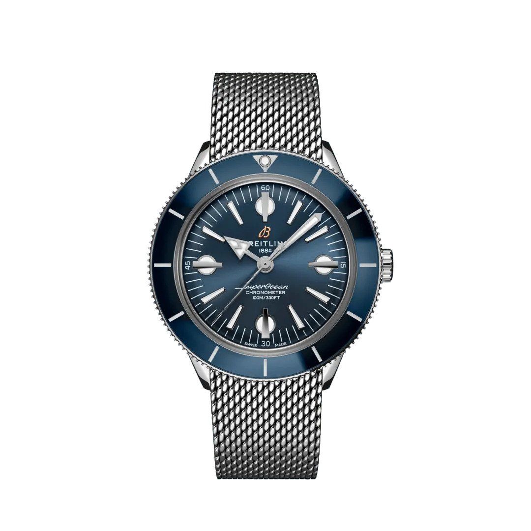 Breitling Superocean Heritage 57 Automatic Blue Dial Men's Watch  A10370161C1A1 - Watches - Jomashop