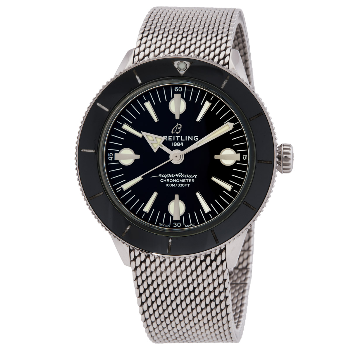 Breitling Superocean Heritage Automatic Black Dial Men's Watch a10370121b1a1
