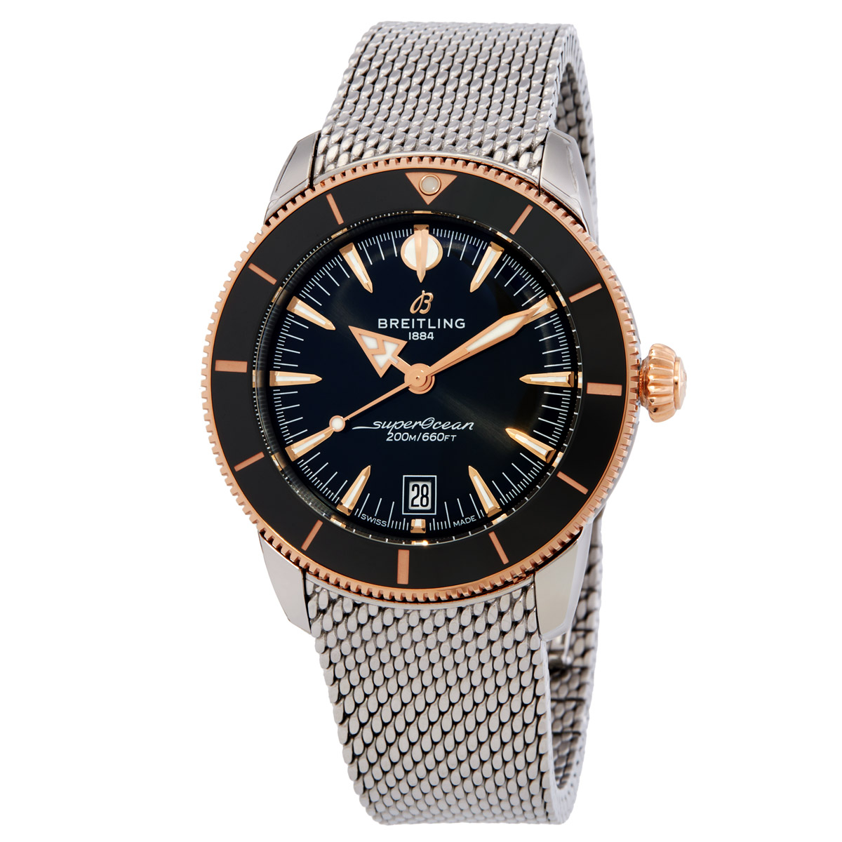 Superocean Heritage Automatic Black Dial Men's Watch