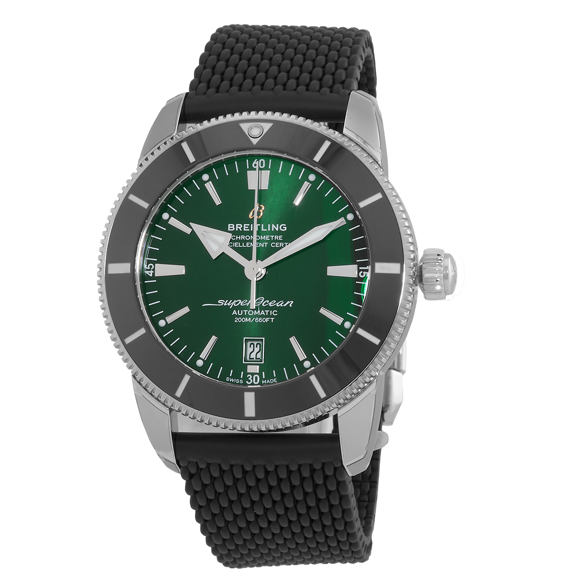 Breitling Superocean Heritage Automatic Chronometer Green Dial Men's Watch AB2020121L1S1