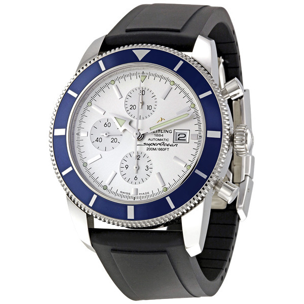 Breitling Superocean Heritage Chronograph Silver Dial Men's Watch A1332016-G698BKPD