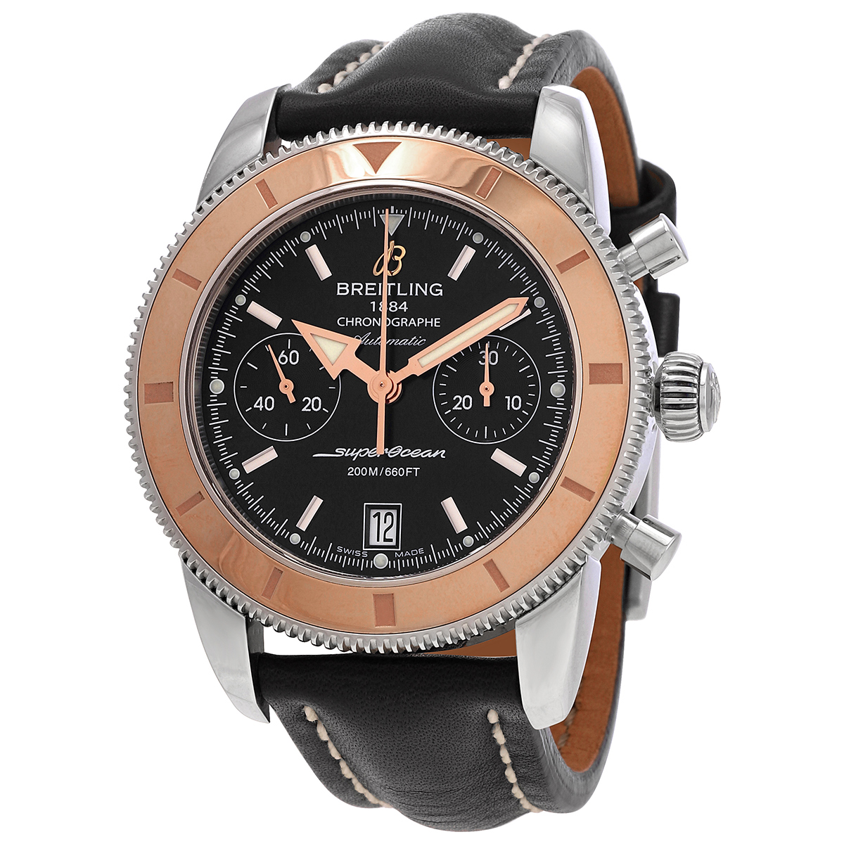 Breitling Superocean Heritage Chronographe 44 Black Dial Men's Watch U2337012-BB81BKLT
