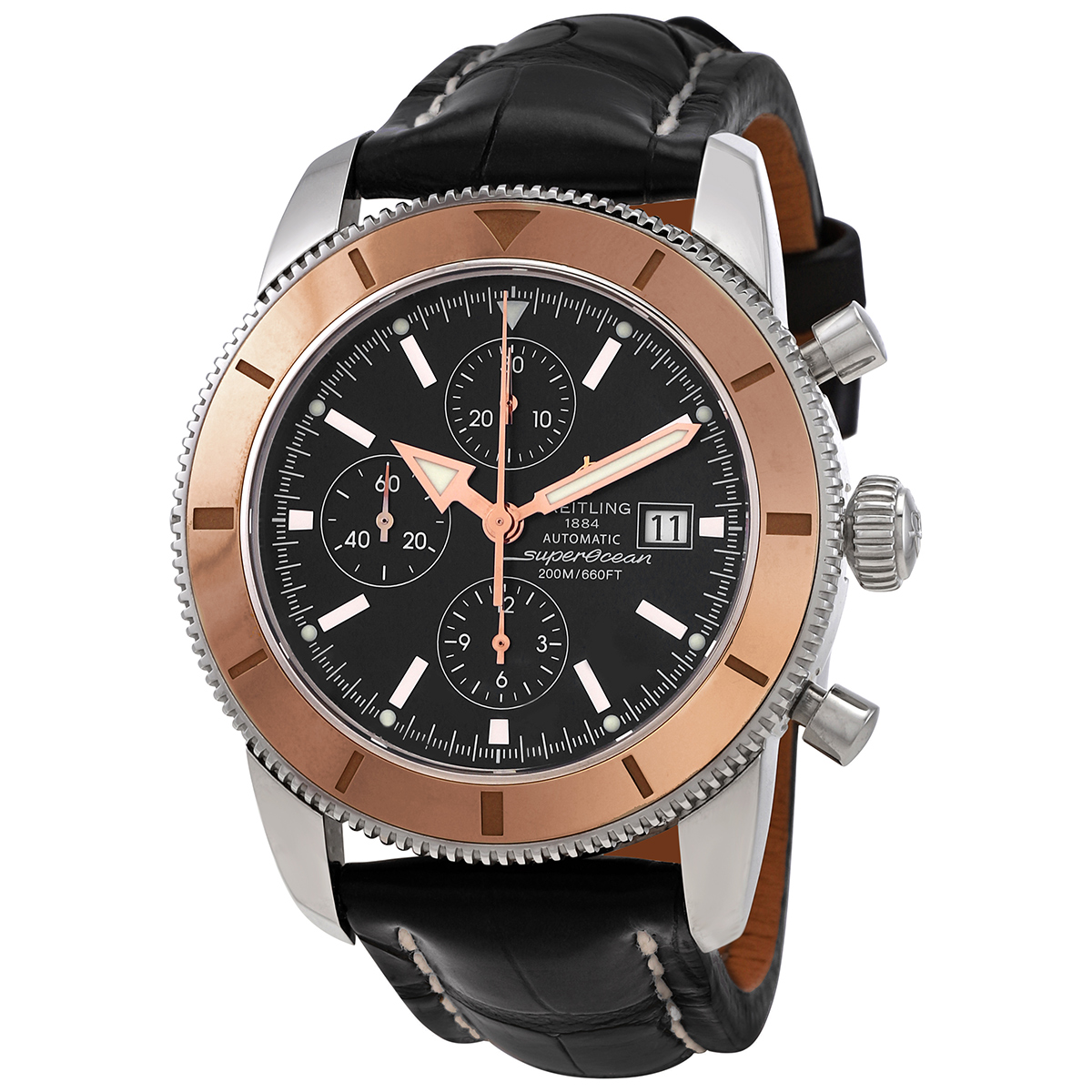 Breitling Superocean Heritage Chronographe 46 Black Dial Men's Watch U1332012-B908BKCT