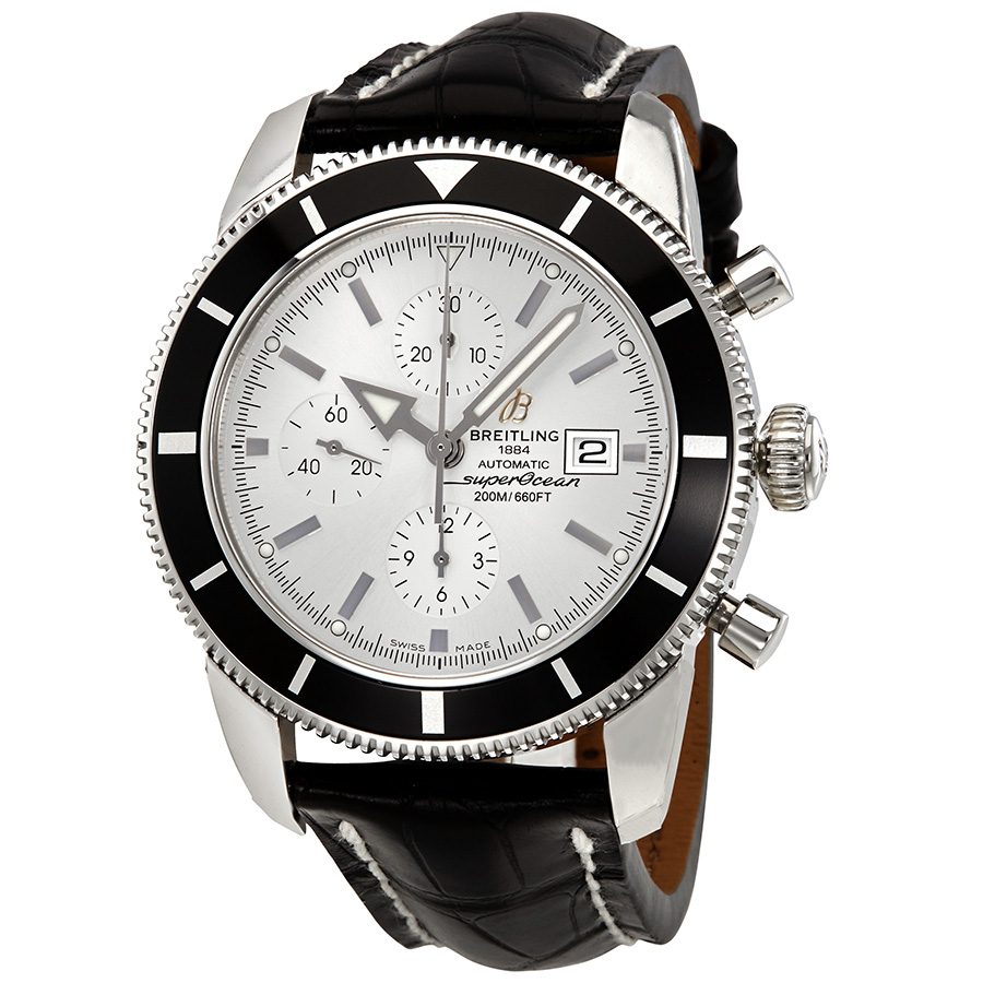 Breitling Superocean Heritage Chronographe 46 Silver Dial Men's Watch A1332024-G698BKCT