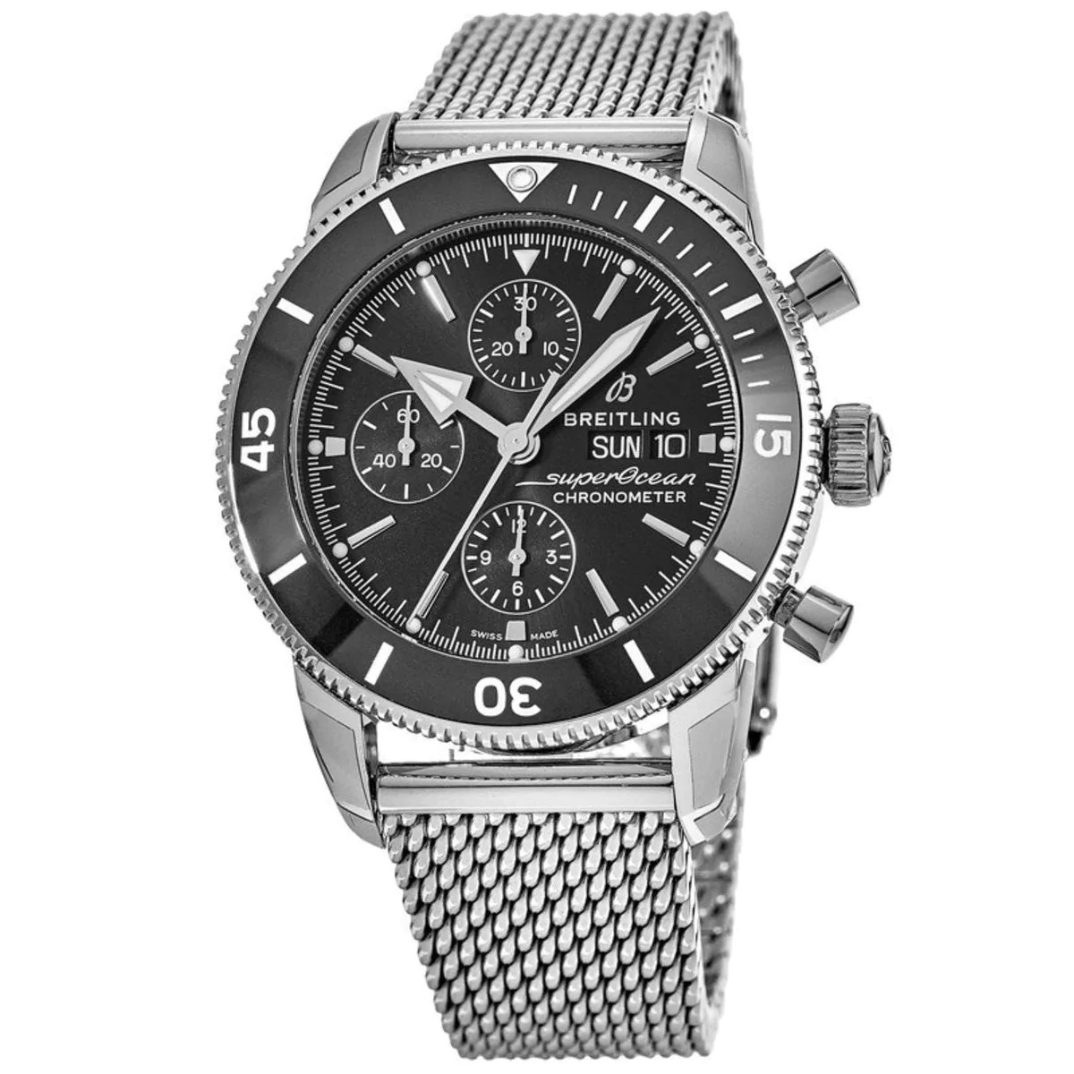 Breitling Superocean Heritage II Chronograph Automatic Black Dial Men's Watch A1331312/BG49/154A