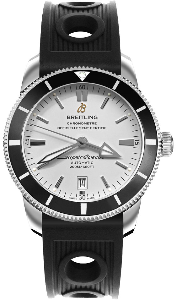 Breitling Superocean Heritage II Stratus Silver Dial Automatic Men's Watch AB201012/G827-200S