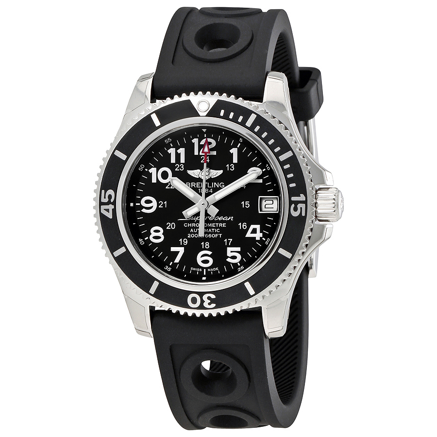 Breitling Superocean II 36 Black Dial Watch A17312C9/BD91BKORT