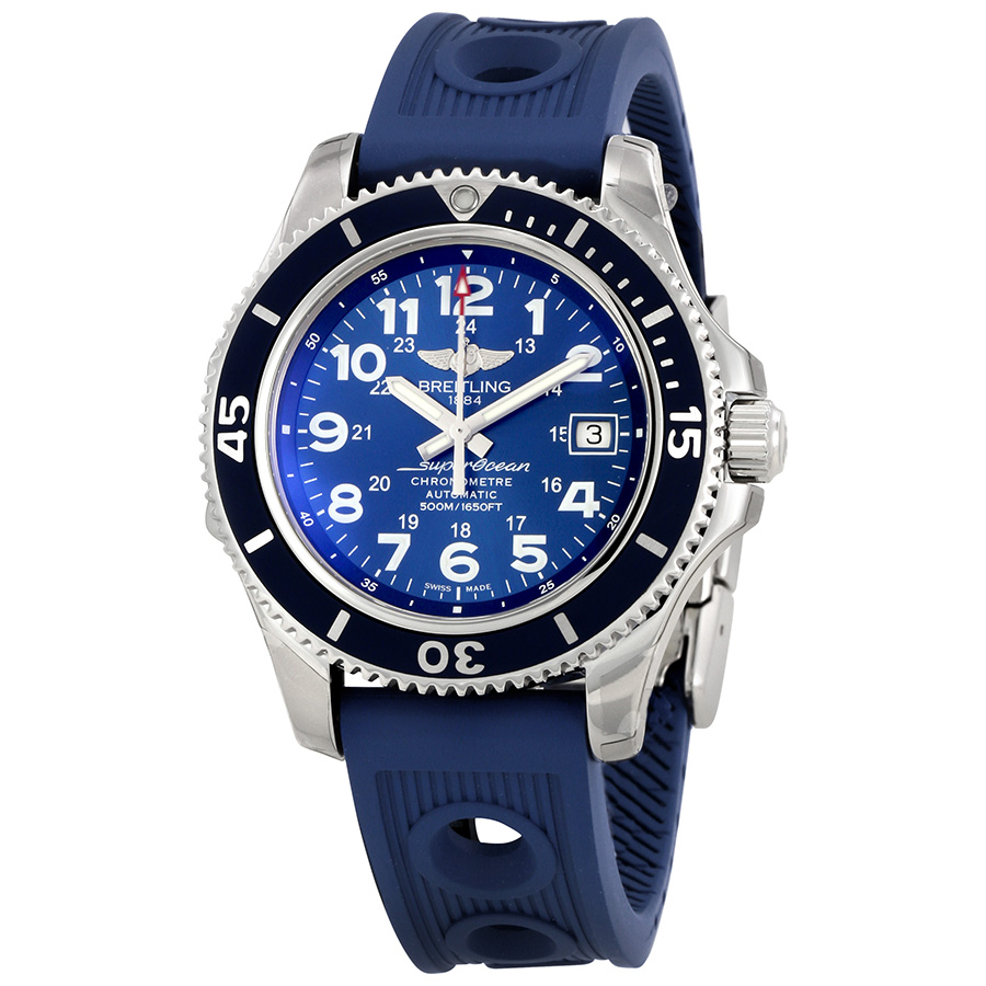 Breitling Superocean II 42 Automatic Blue Dial Men's Watch A17365D1-C915BLOR