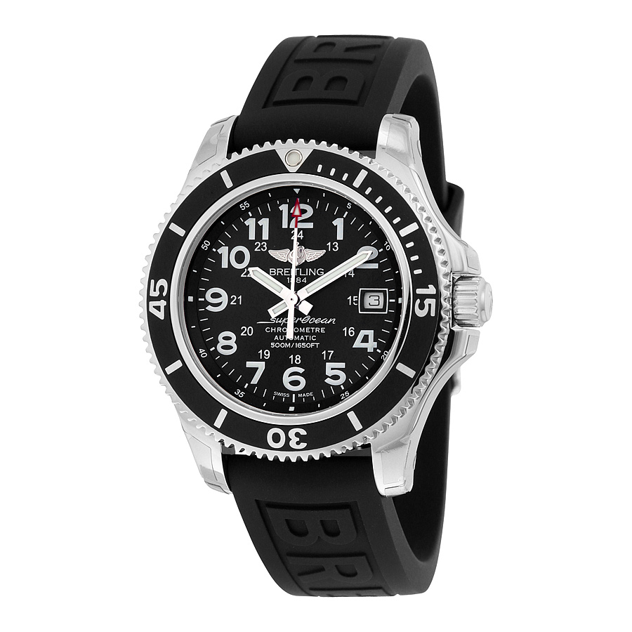 Breitling Superocean II 42 Black Dial Men's Watch A17365C9/BD67BKPT3