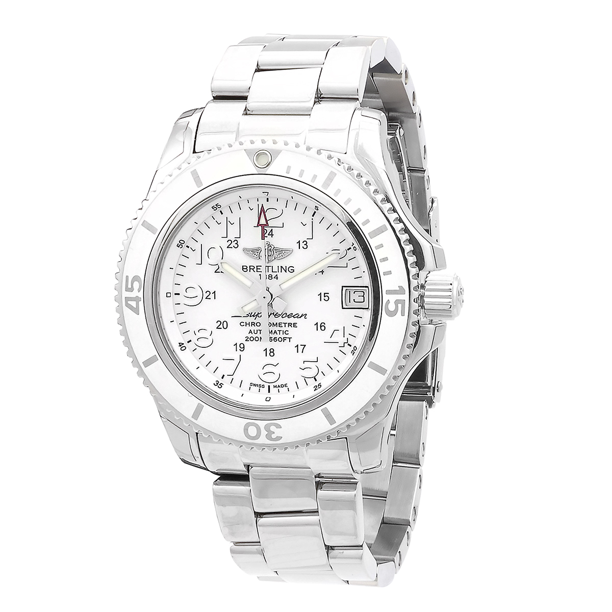 Breitling Superocean II White Dial Automatic Unisex Watch A17312D2/A775-179A