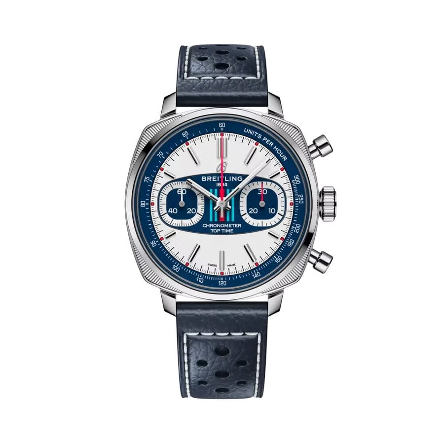 Top Time B01 Racing Chronograph Automatic Silver Dial Men's Watch