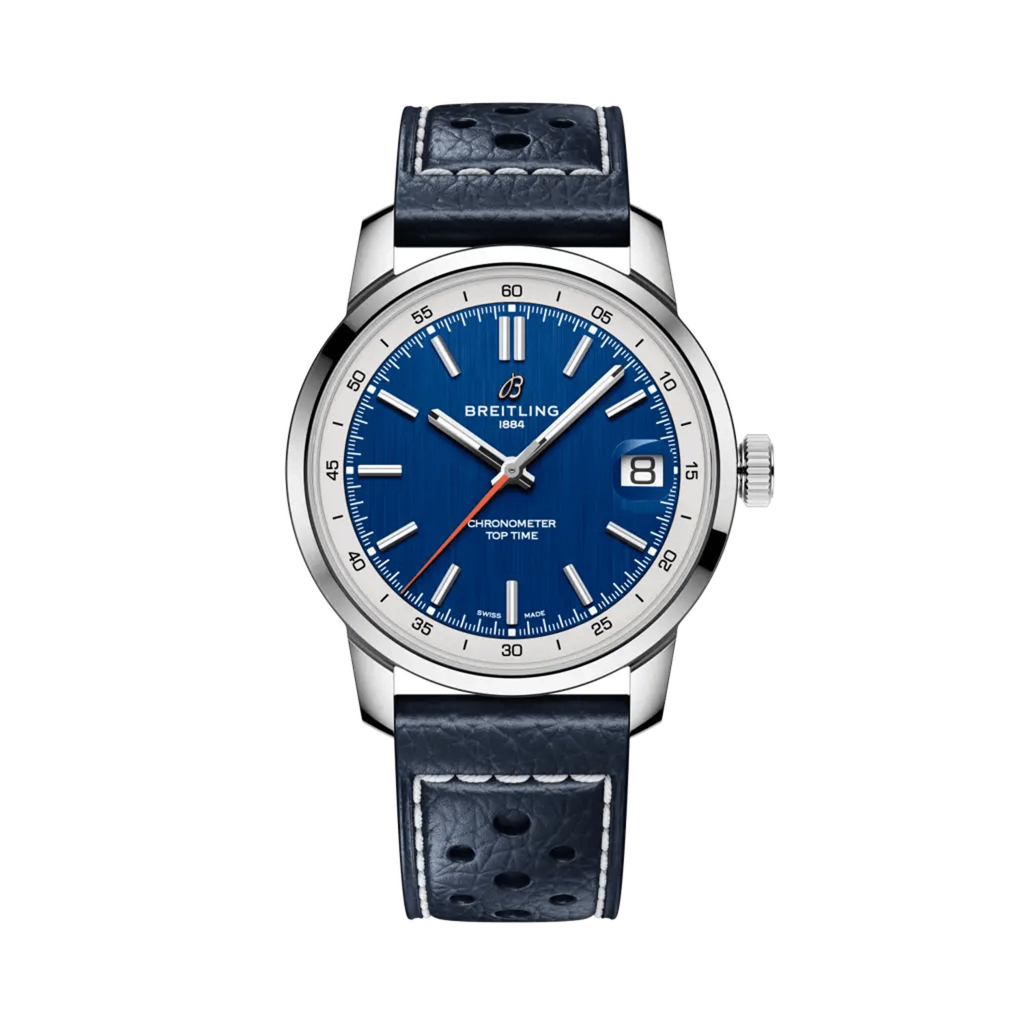 Breitling Top Time Hand Wind Blue Dial Men's Watch AB3113A71C2X1