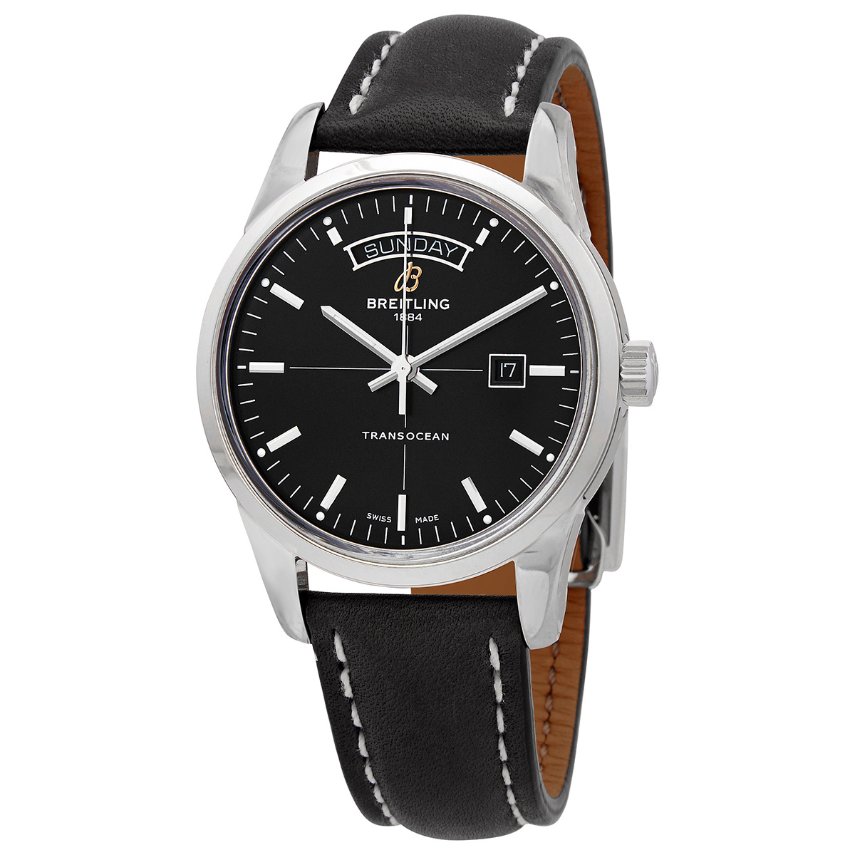 Breitling Transocean Automatic Chronometer Black Dial Men's Watch A4531012/BB69/436X/A