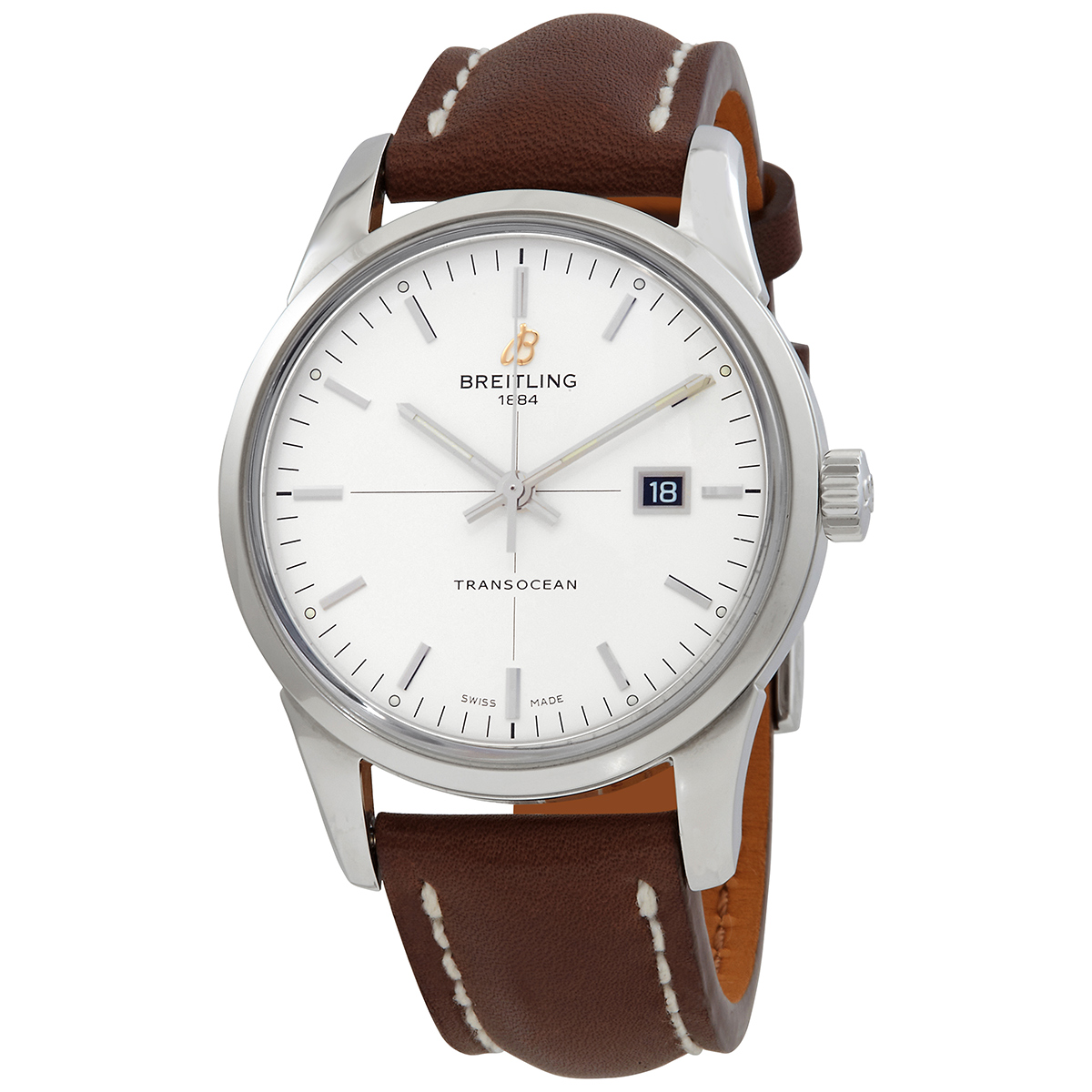 Breitling Transocean Automatic Silver Dial Men's Watch A1036012/G721.435X.A20BA.1