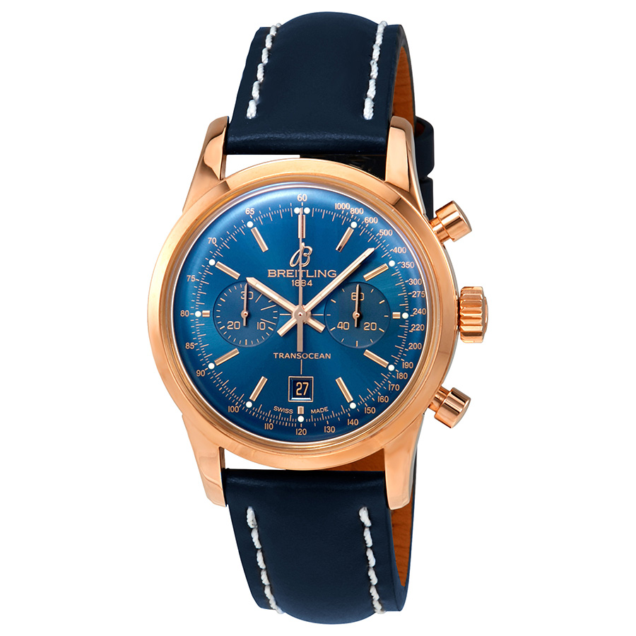 Breitling Transocean Chronograph Automatic Men's Watch R4131012-C863BLLT