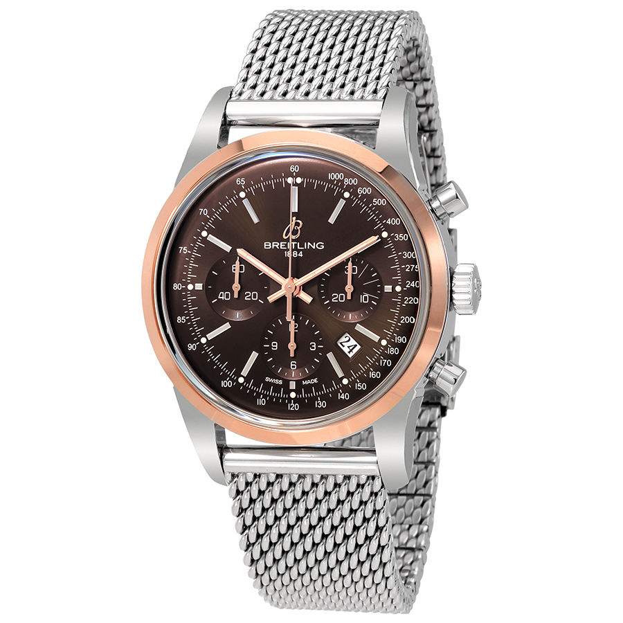 Breitling Transocean Chronograph Automatic Men's Watch UB015212-Q594SS