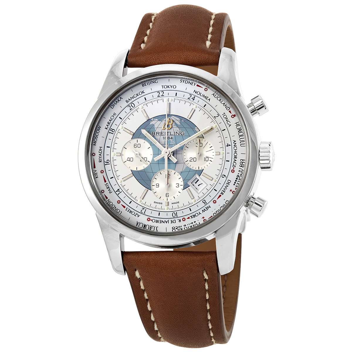 Breitling Transocean Chronograph Unitime Automatic Men's Watch AB0510U0/A732-440X/A20D.1