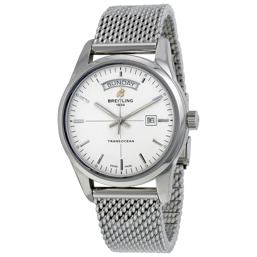 Breitling Transocean Day Date Automatic Men's Watch A4531012-G751SS