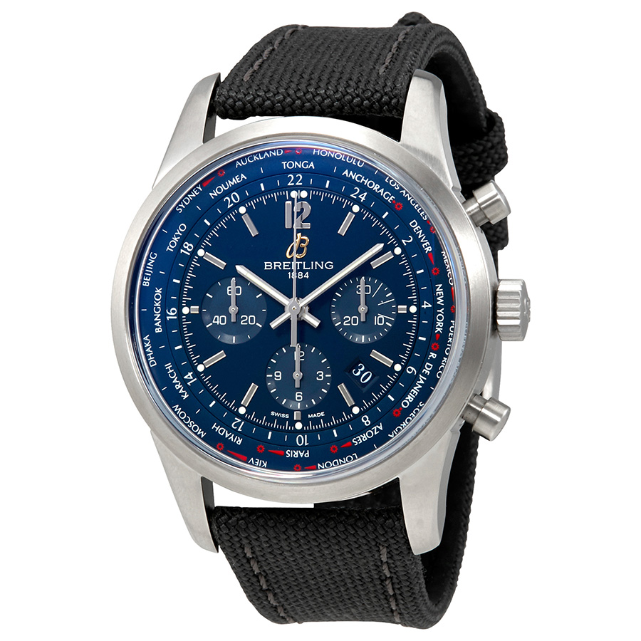 Breitling Transocean Unitime Chronograph Automatic Men's Watch AB0510U9-C879GVCT