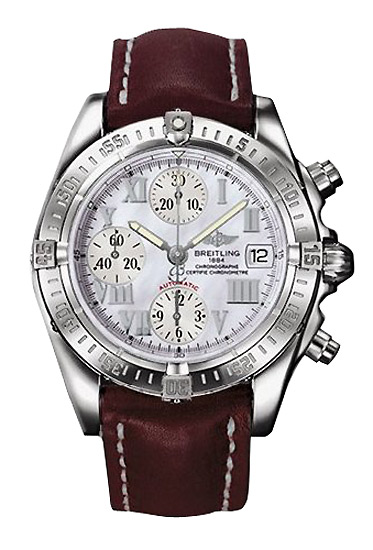 Breitling Windrider Chrono Cockpit Mother-of-pearl Steel Brown Men's Watch A1335812-A596BRCT