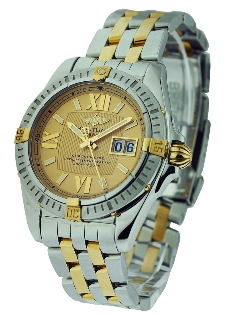 Breitling Windrider Cockpit Two Tone Men's Watch B4935011-G596TT