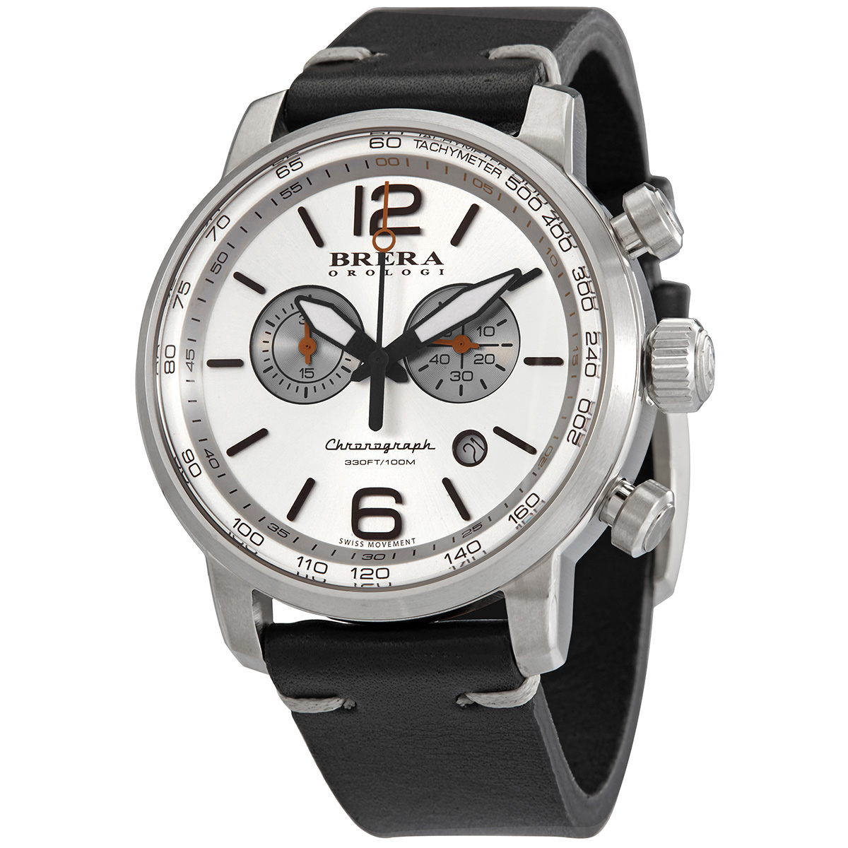 Brera Orologi Dinamico Chronograph Quartz Silver Dial Men's Watch