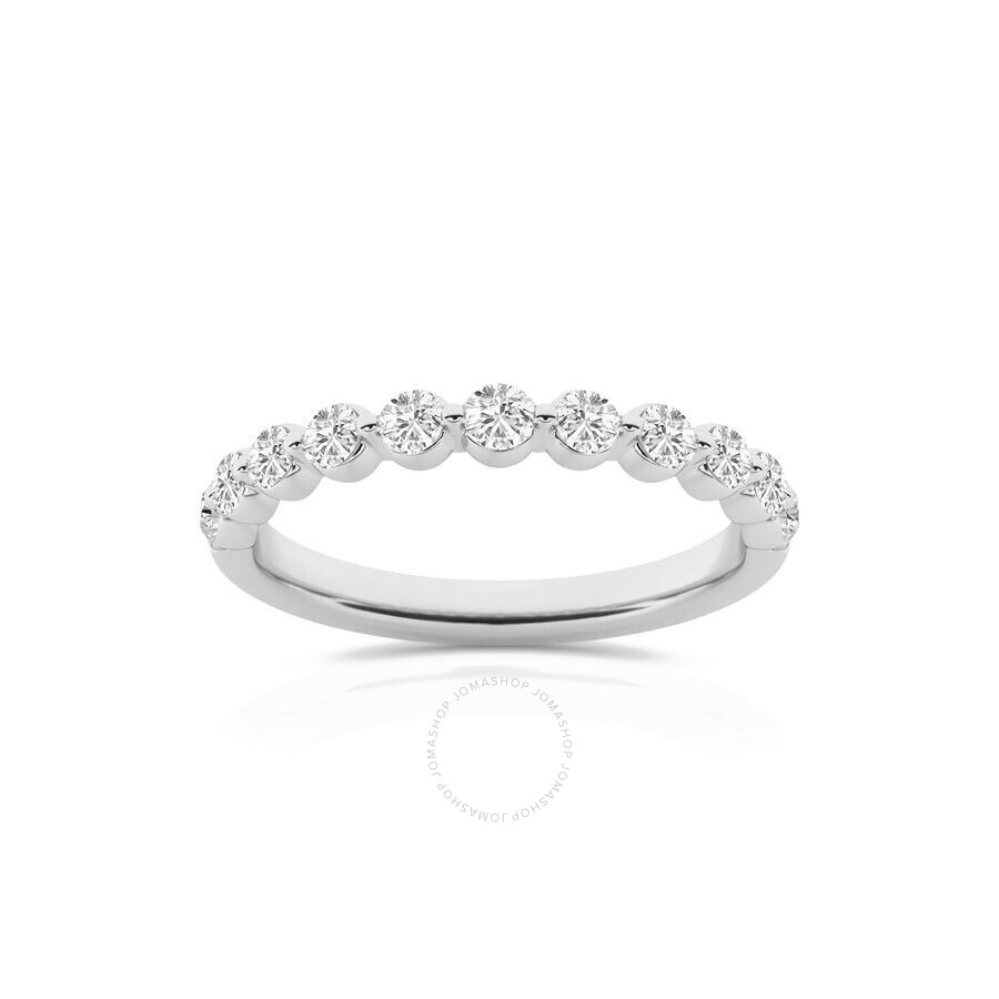 Brilliant Diamond 0.50 Carat Lab Grown Diamond Wedding Anniversary Band For Women 11 Stone Stackabl