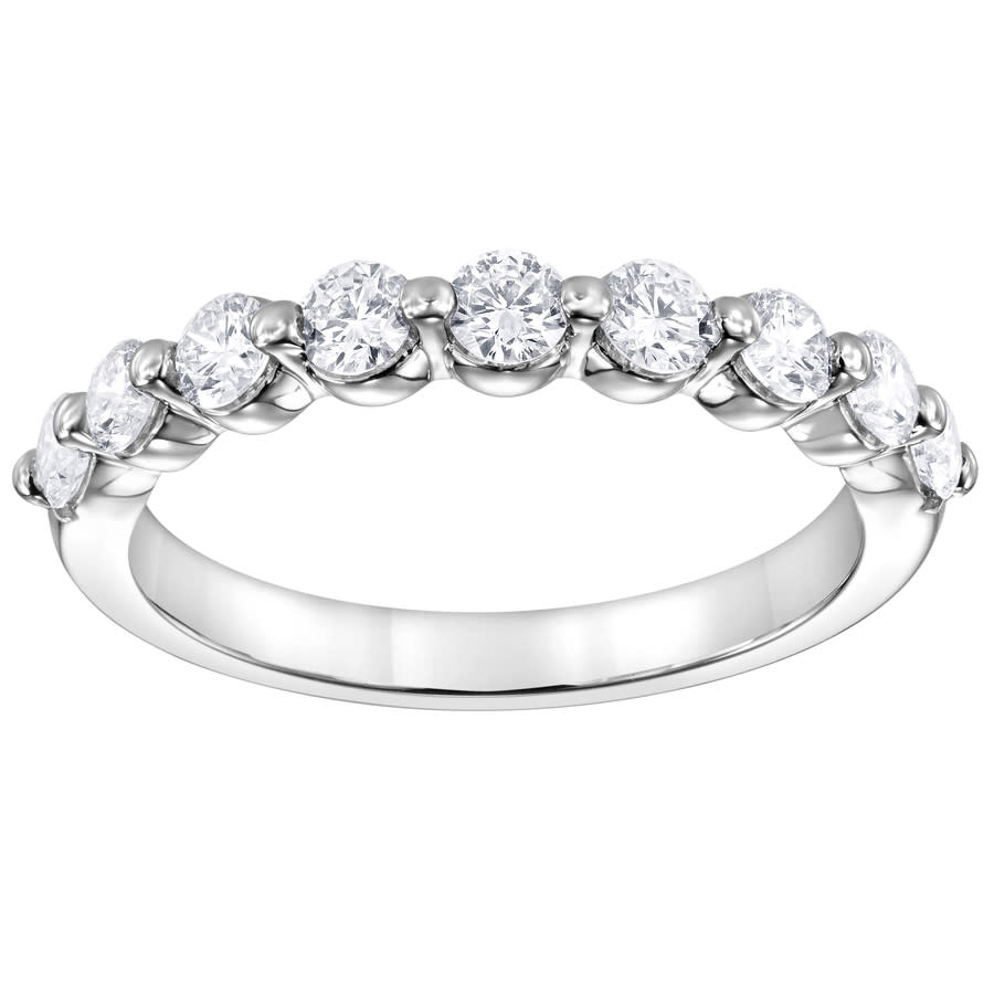 Brilliant Diamond 0.70 Carat 14K White Gold Round Cut Lab Grown Diamond ...