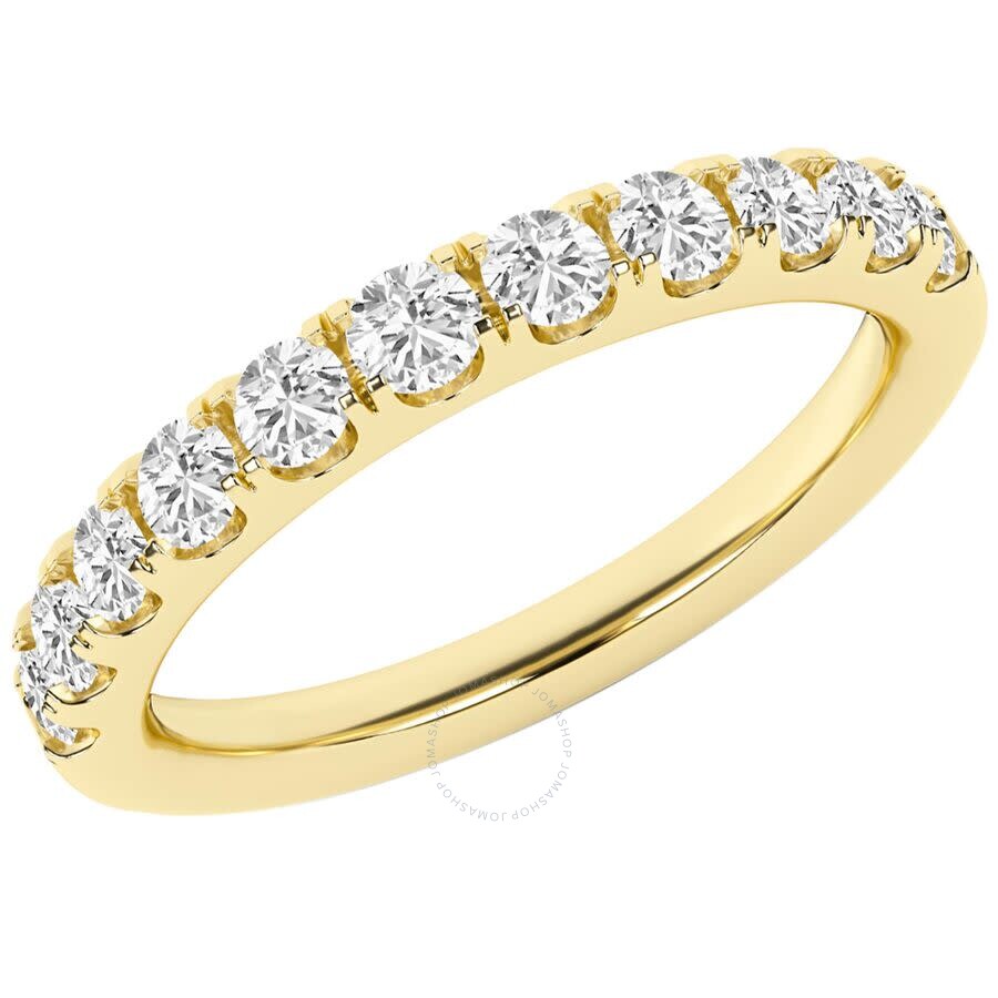 Brilliant Diamond 0.75 Carat 14k Yellow Gold Diamond Ring For Women | Lab Grown Diamond | 11- Stone