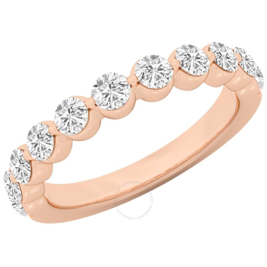Brilliant Diamond 1.00 Carat Lab Grown Diamond Wedding Anniversary Band For Women  11 Stone Stackabl