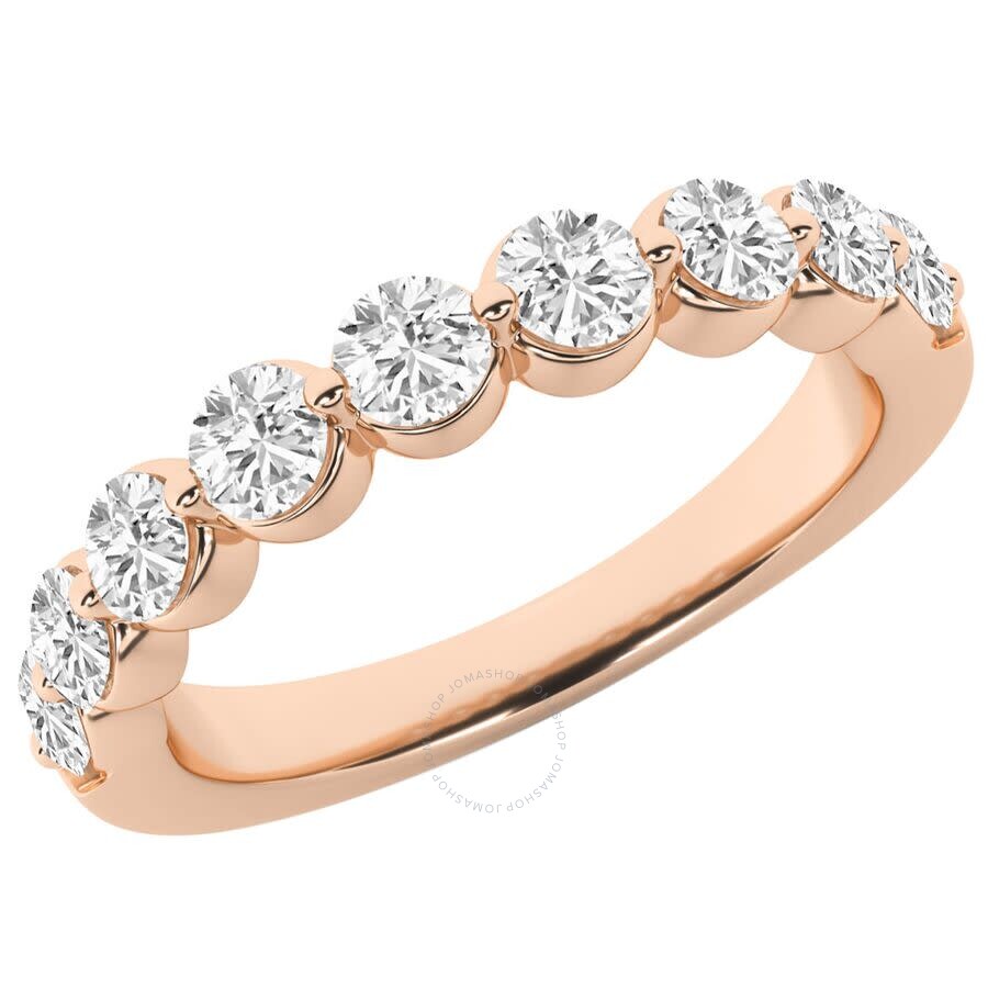 Brilliant Diamond 1.50 Carat Lab Grown Diamond Ring Wedding Anniversary Band For Women| 9 Stone Stac