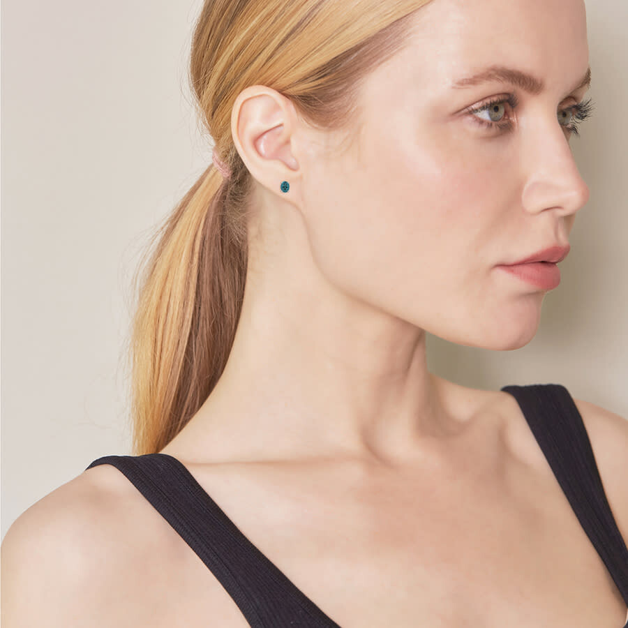 Brilliant Diamond 14kt White Gold 1.50 Carat Lab Grown Diamond Stud Earrings For Women In White