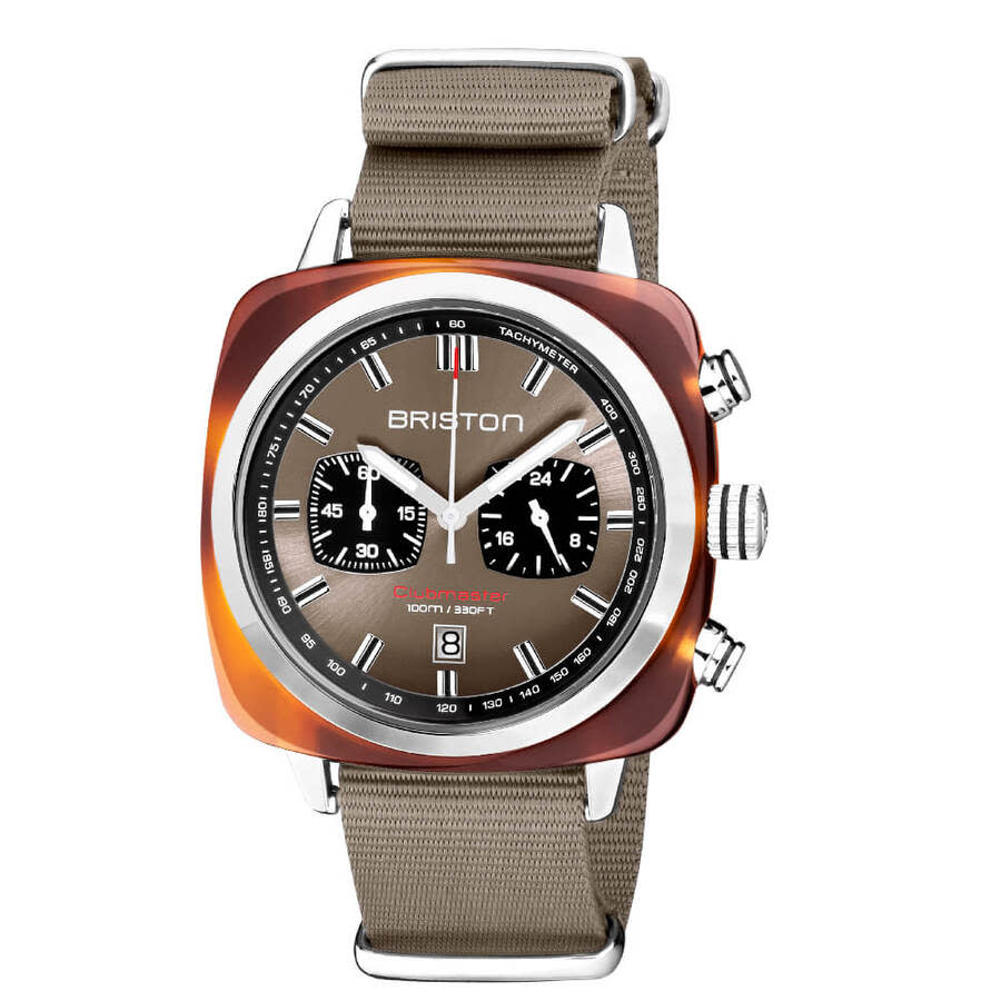 Briston Clubmaster Beige Dial Men's Watch 20142.SA.TS.30.NT