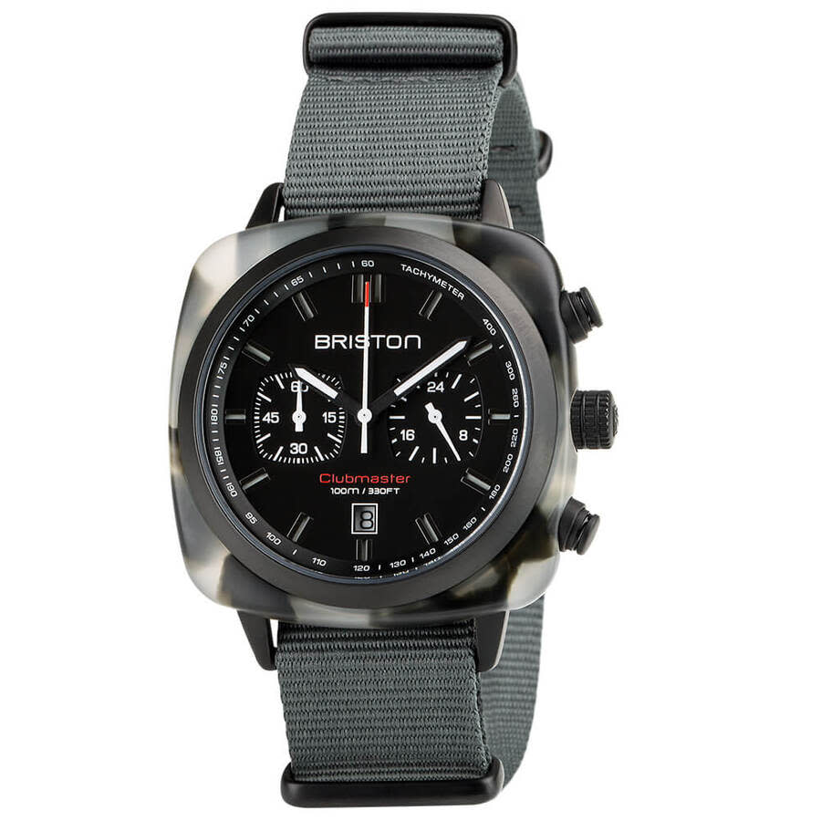 Briston Clubmaster Black Dial Men's Watch 18142.PBAM.GTS.3.NG