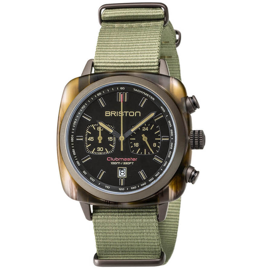 Briston Clubmaster Black Dial Men's Watch 18142.PKAM.TJS.19.NJ