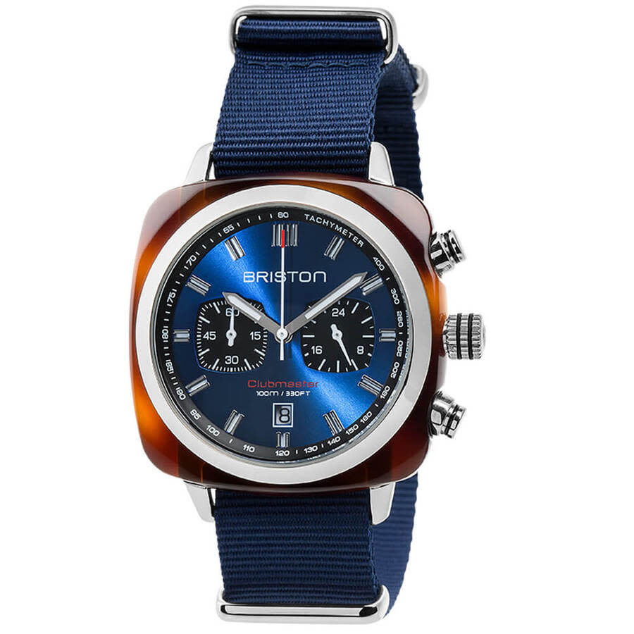 Briston Clubmaster Blue Dial Men's Watch 17142.SA.TS.9.NNB