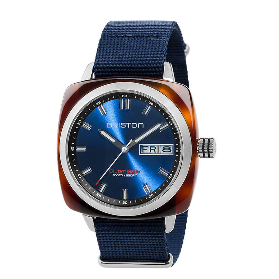Briston Clubmaster Blue Dial Men's Watch 17342.SA.TS.9.NNB