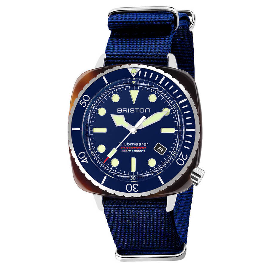 Briston Clubmaster Blue Dial Men's Watch 21644.SA.T.15.NNB